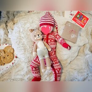 The Blueberry Hill Red And White Candy Cane Stripe Hat